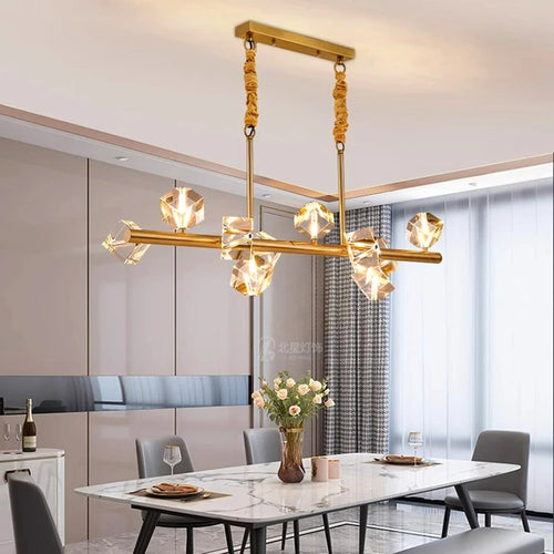 home decorationPendant lights, luxury crystal living room chandelier, dining room Pendant lamp, ceiling light, indoor lighting - vue 7 sur 6