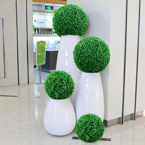boule de buis artificielle décorative pour intérieur extérieur - vue 4 sur 6