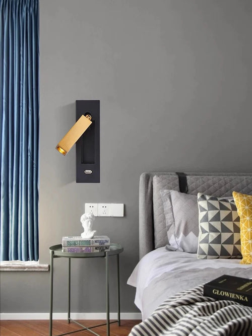 applique murale led rotative avec interrupteur pour lecture - vue 5 sur 21