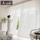 Voilage rideau tulle moderne pour salon chambre fenêtre