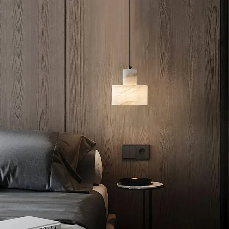 suspension en marbre naturel design moderne pour intérieur élégant - vue 4 sur 7