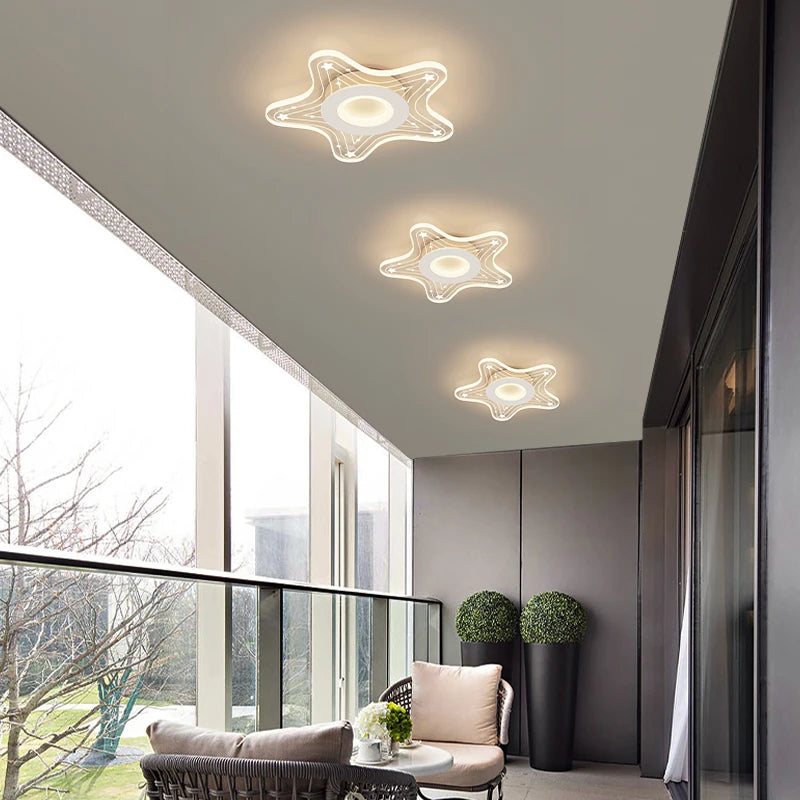 Plafond moderne à LEDs lumières pour chambre salle d'étude salon salle à manger lampes suspendues pour plafonniers meubles d'intérieur modernes