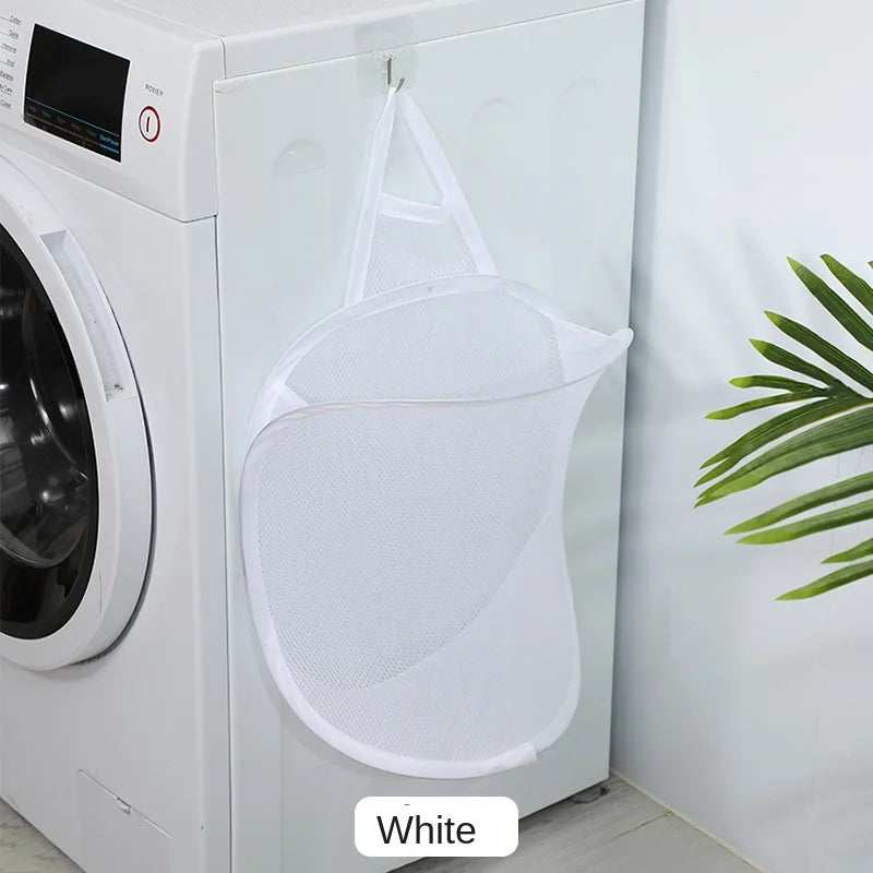 panier à linge pliable pour rangement pratique et gain de place - vue 8 sur 8