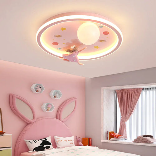 plafonnier mignon pour chambre de petite fille décor romantique et chaleureux - vue 2 sur 7