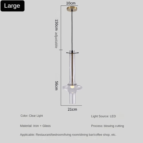 luminaire en verre avec joint en bambou design artistique pour divers espaces - vue 13 sur 12