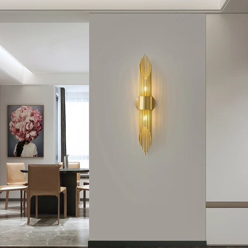 applique murale rétro en cuivre style luxueux pour intérieur - vue 3 sur 8