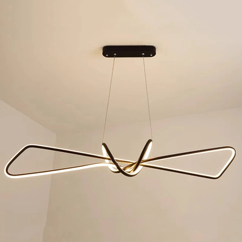 lustre moderne à led pour éclairage intérieur suspendu