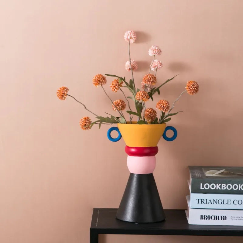 vase en céramique moderne pour décoration florale élégante - vue 5 sur 8