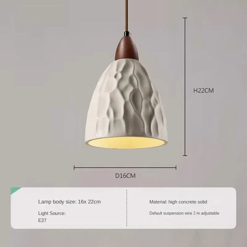 lustre moderne en bois et marbre pour intérieur élégant - vue 9 sur 14