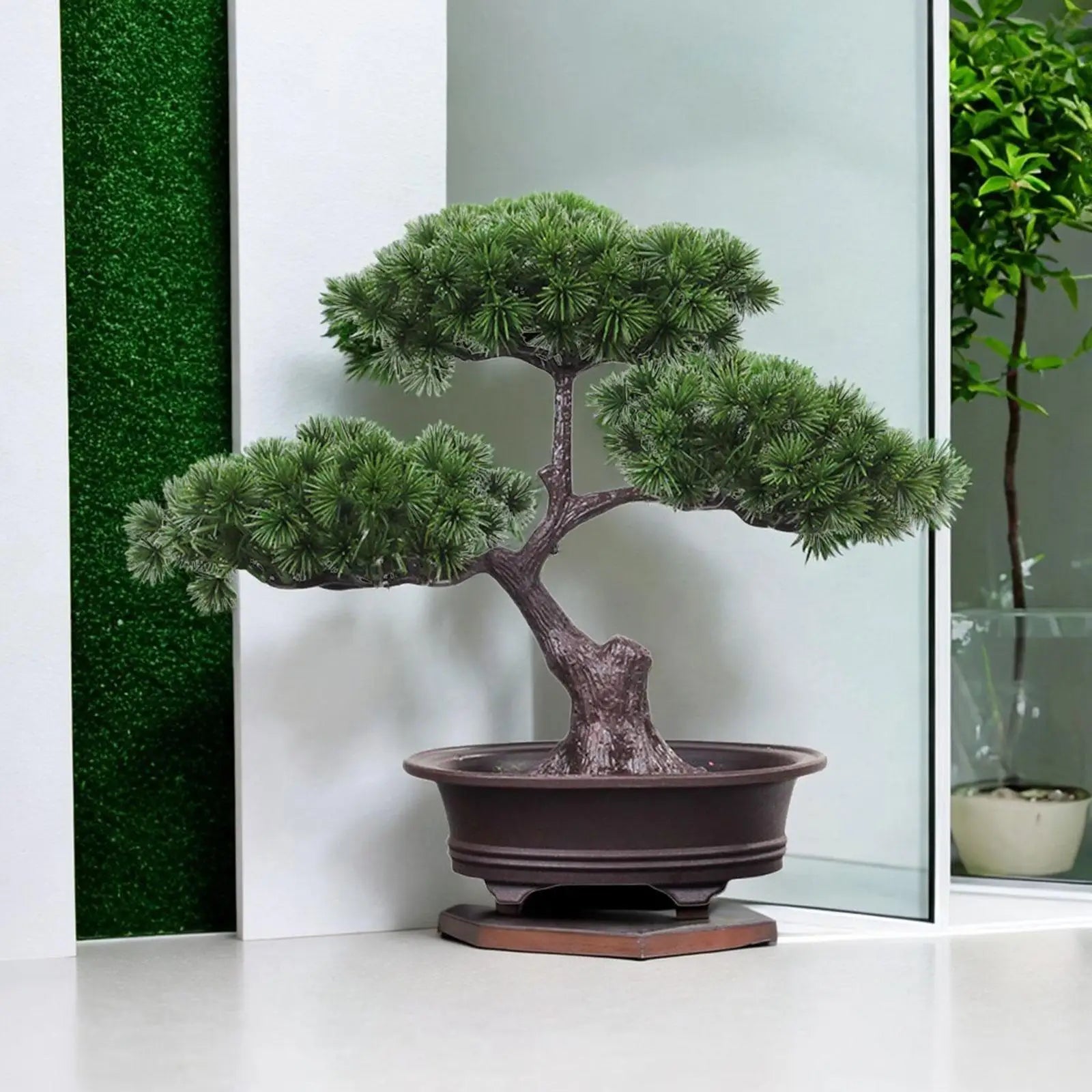 arbre artificiel en pot pour une décoration intérieure élégante - vue 5 sur 6
