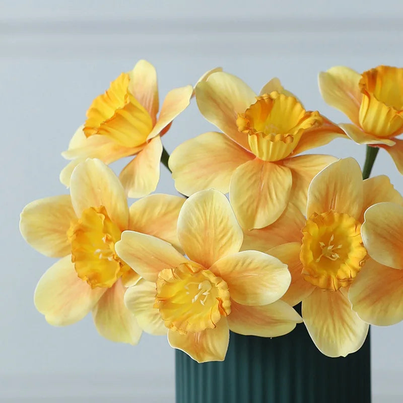 lot de 5 fleurs artificielles pour décoration intérieure et extérieure - vue 4 sur 10