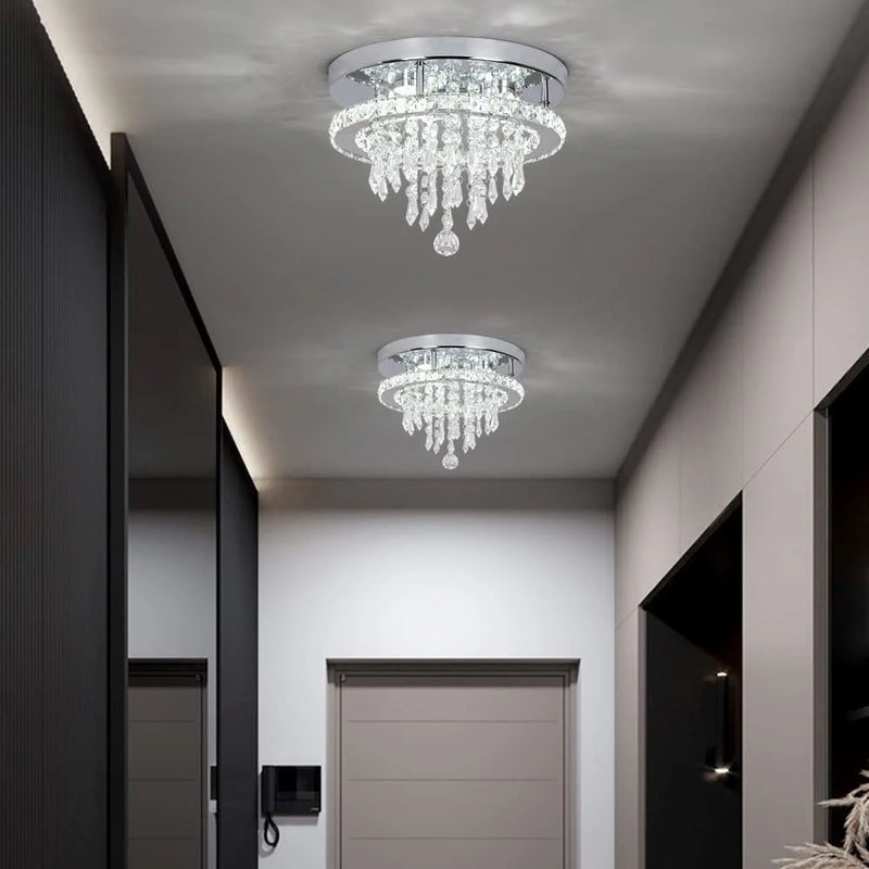 Lustre Cristal Plafond Moderne Suspension