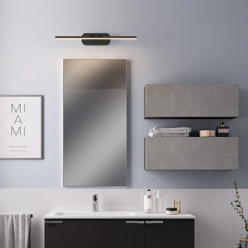 applique murale réglable 180 degrés pour miroir de toilette