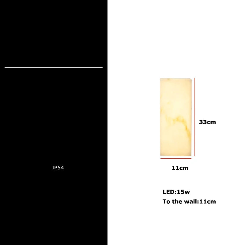applique murale led géométrique étanche design moderne pour intérieur extérieur - vue 12 sur 12