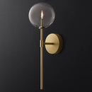 Applique murale boule de verre ronde post-moderne