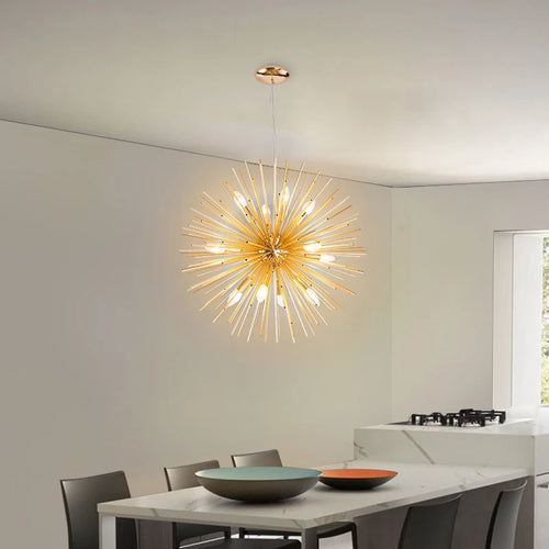 Postmodern Spark Ball Restaurant Lustre Nordique Chaud Chambre Personnalité Créativité Mode Simple Salon Lampes LED
