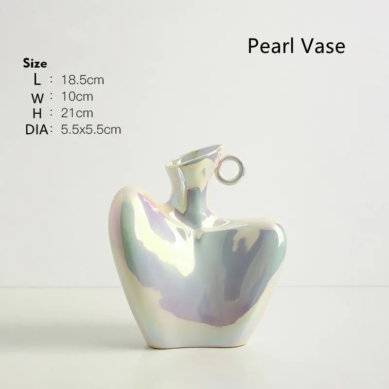 vase humain créatif en céramique pour décoration moderne - vue 10 sur 10