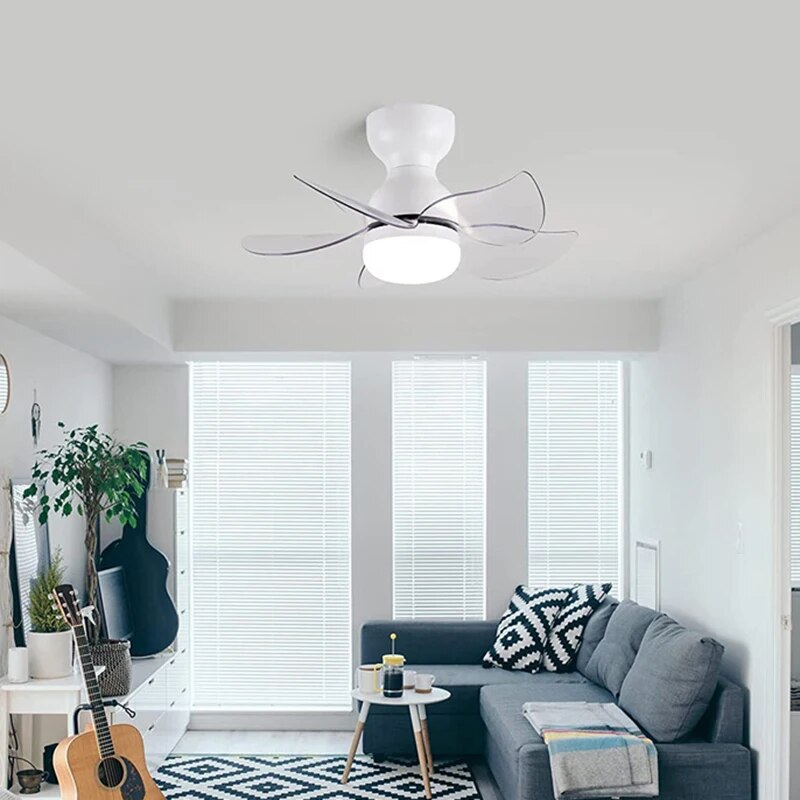 Plafonnier avec ventilateur électrique - vue 7 sur 8