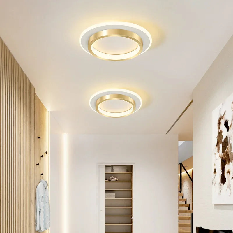 Plafond moderne à LEDs lampe pour salon escalier allée vestiaire couloir chambre plafonnier intérieur décor à la maison luminaire