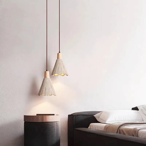 lustre en ciment design rétro pour salon et restaurant - vue 5 sur 8