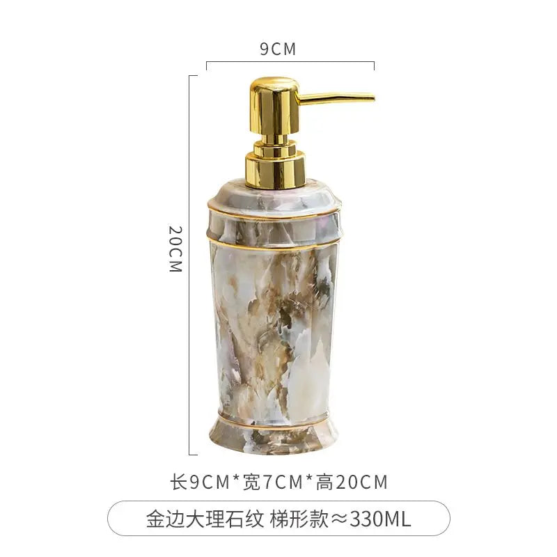 distributeur de savon céramique pour gel douche et désinfectant - vue 22 sur 30