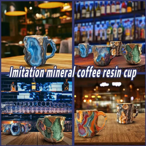 Mug effet cristal style facette élégant maison bureau