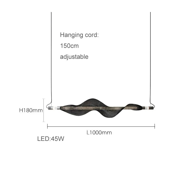 lustre artistique à led design moderne éclairage suspendu décoratif - vue 15 sur 18