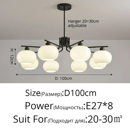 suspension nordique simple style moderne éclairage décoration intérieure