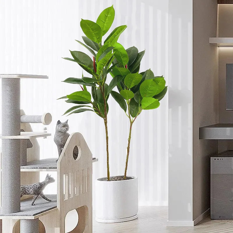 plantes artificielles ficus en plastique pour décoration intérieure et extérieure