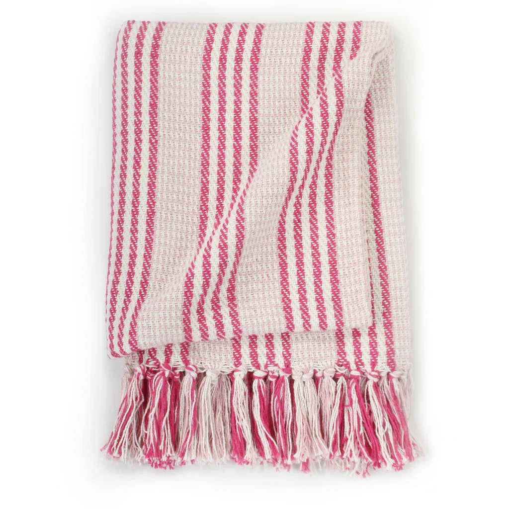 Plaid coton chevrons doux confortable pour salon chambre