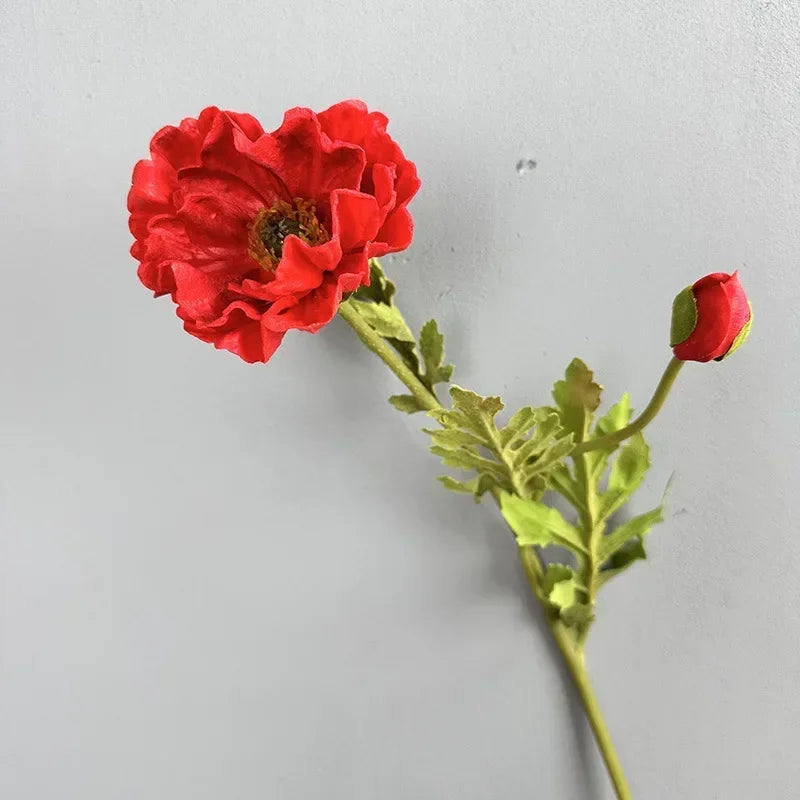 lot de 2 coquelicots artificiels pour décoration de fêtes et festivals - vue 11 sur 12