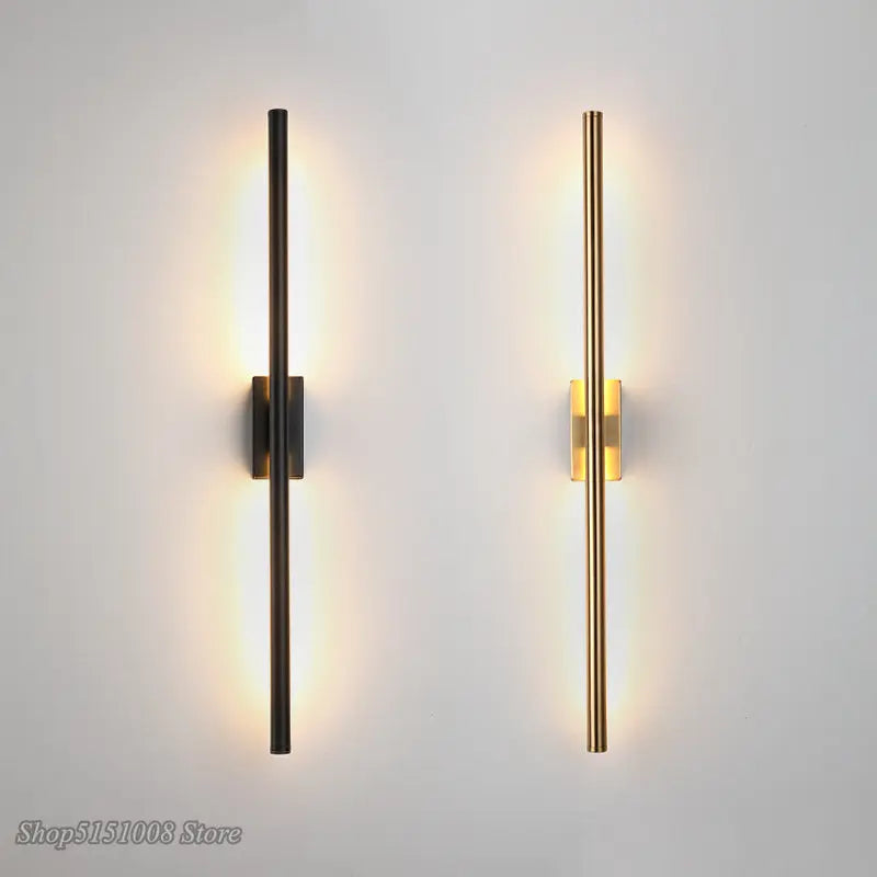 Applique murale à tube linéaire simples et modernes LED de haut en bas - vue 3 sur 5