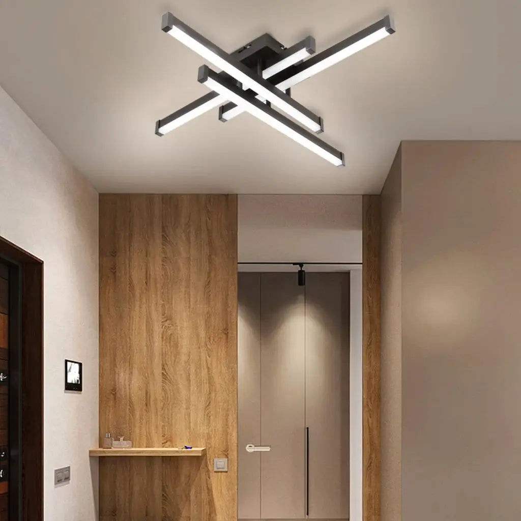 plafonnier moderne led monté en surface éclairage intérieur - vue 6 sur 7
