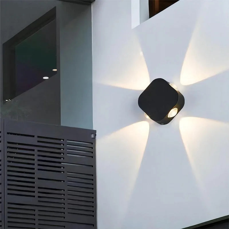 applique murale led étanche moderne pour intérieur extérieur décoratif - vue 3 sur 9