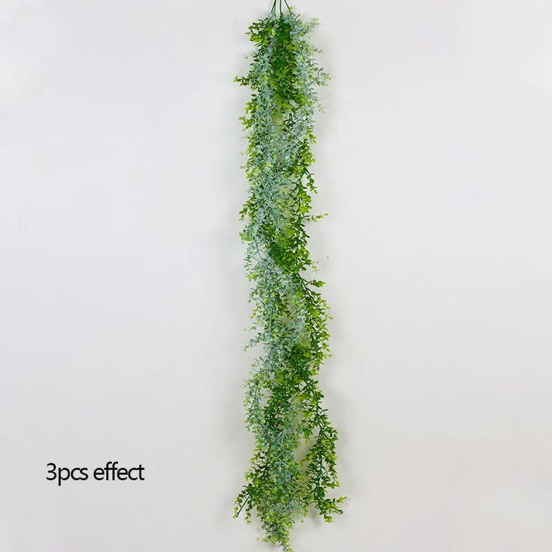plantes suspendues en eucalyptus artificiel pour décoration intérieure et extérieure - vue 6 sur 6
