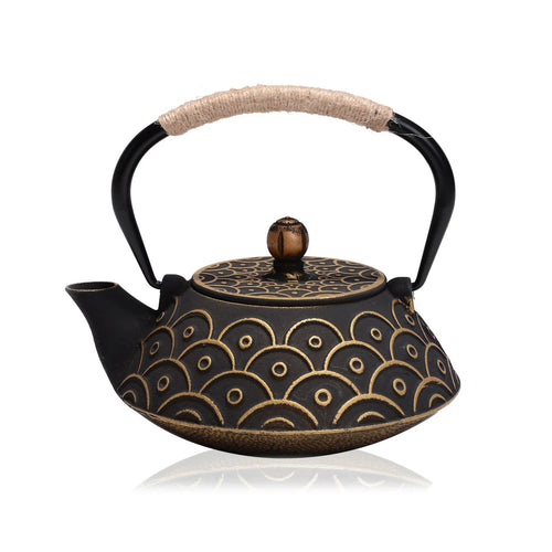 Théière japonaise en fonte avec infuseur maille 750ml