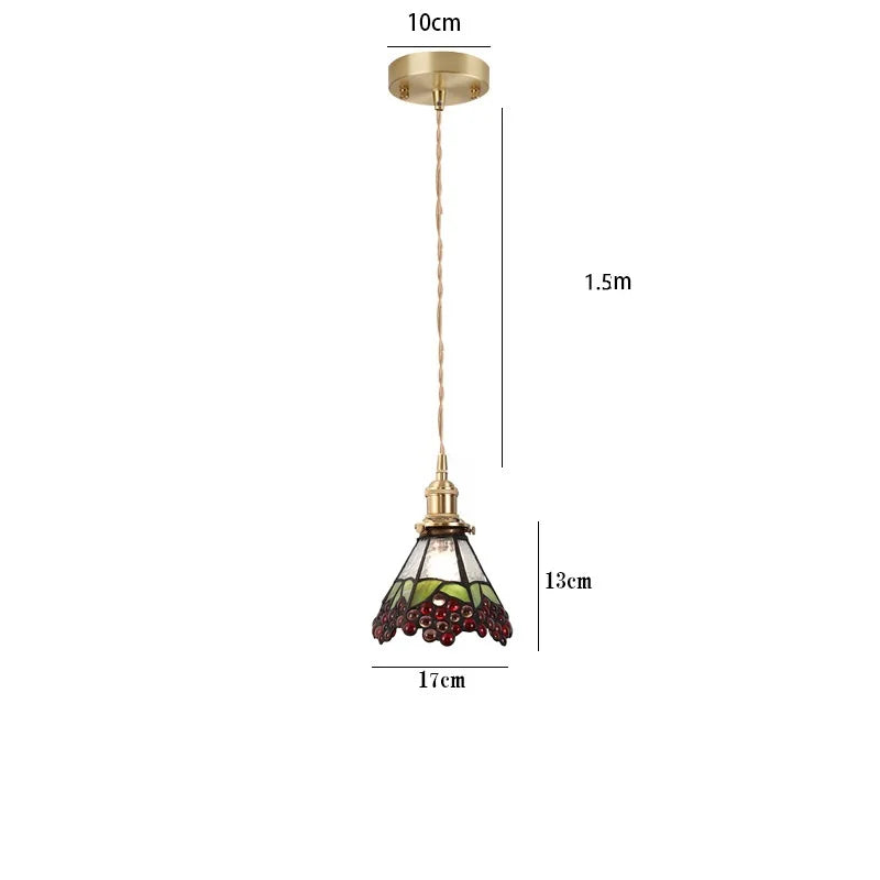 suspension en verre teinté style nordique pour éclairage industriel - vue 14 sur 18