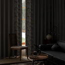 Rideau style chinois floral pour salon chambre