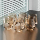 Ensemble 6 verres whisky relief style luxe