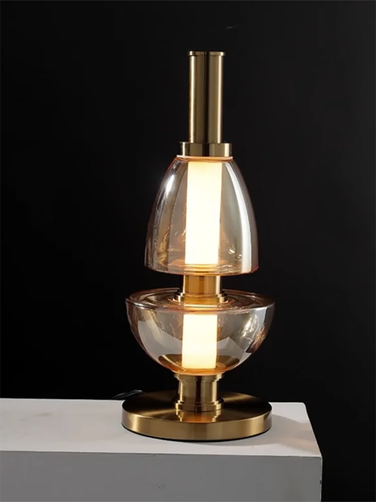 lustre en verre design nordique pour espace moderne - vue 4 sur 11