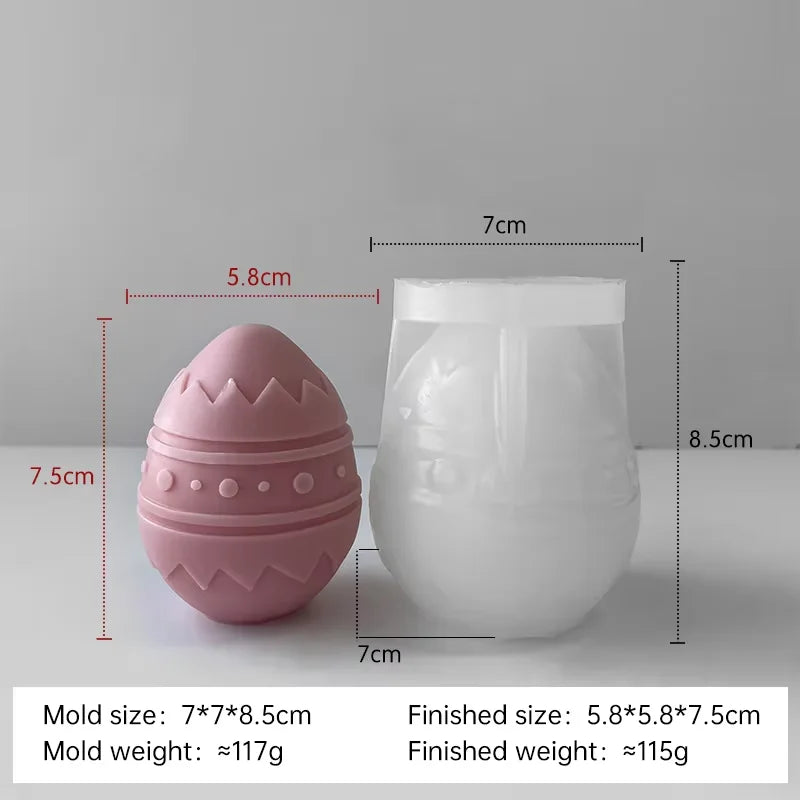 moule en silicone pour bougies œufs de pâques fait maison - vue 16 sur 21