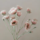 fleurs artificielles de pavot pour décoration mariage jardin et DIY