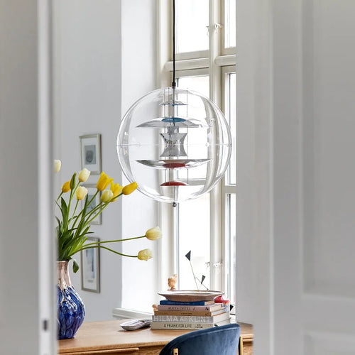 suspension globe design scandinave luminaire moderne élégant - vue 5 sur 9