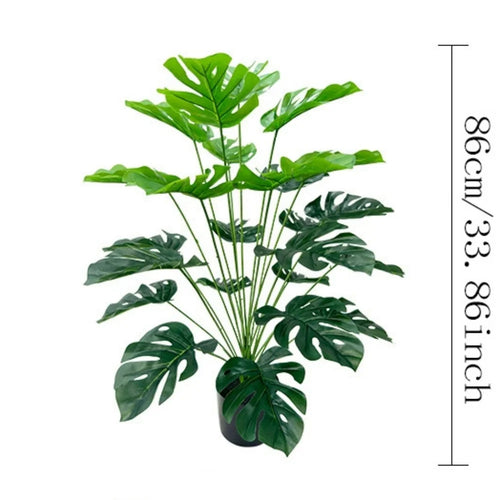plante artificielle feuilles de tortue pour décoration intérieure - vue 16 sur 25