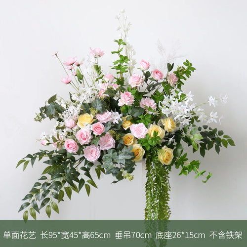 arrangement de fleurs artificielles pour décoration de mariage et événements - vue 8 sur 12
