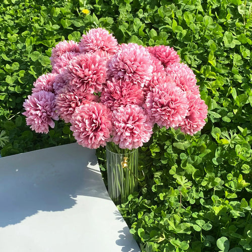 boule de chrysanthème artificielle pour décoration de mariage et fête - vue 2 sur 12