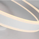 lustre nordique led réglable anneau suspension lumière décor