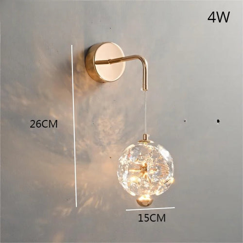suspension moderne de luxe avec design en diamant lumineux - vue 9 sur 9