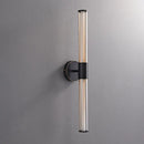 applique murale rétro led en verre de cuivre pour hôtel
