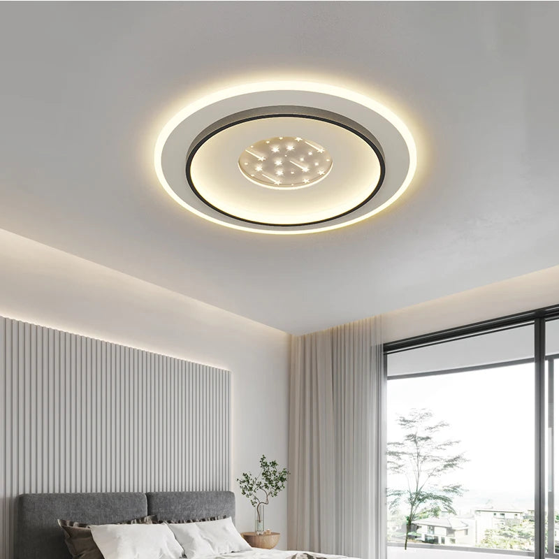 Plafond moderne à LEDs lampe pour chambre cuisine étude éclairage salon luminosité réglable Led plafonnier luminaire